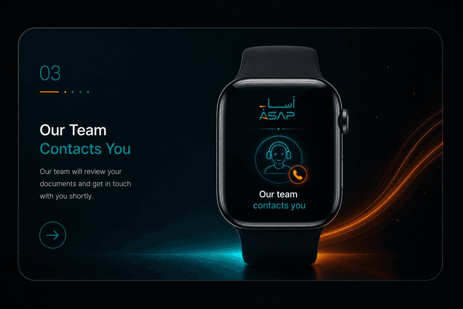 Our Team Contacts You